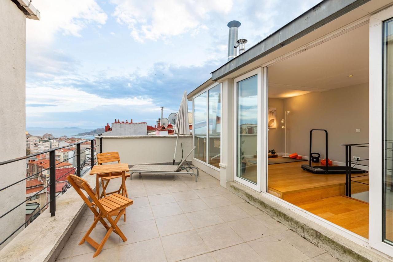 伊斯坦布尔Mesmerizing Flat With Bosphorus View In Beyoglu公寓 外观 照片